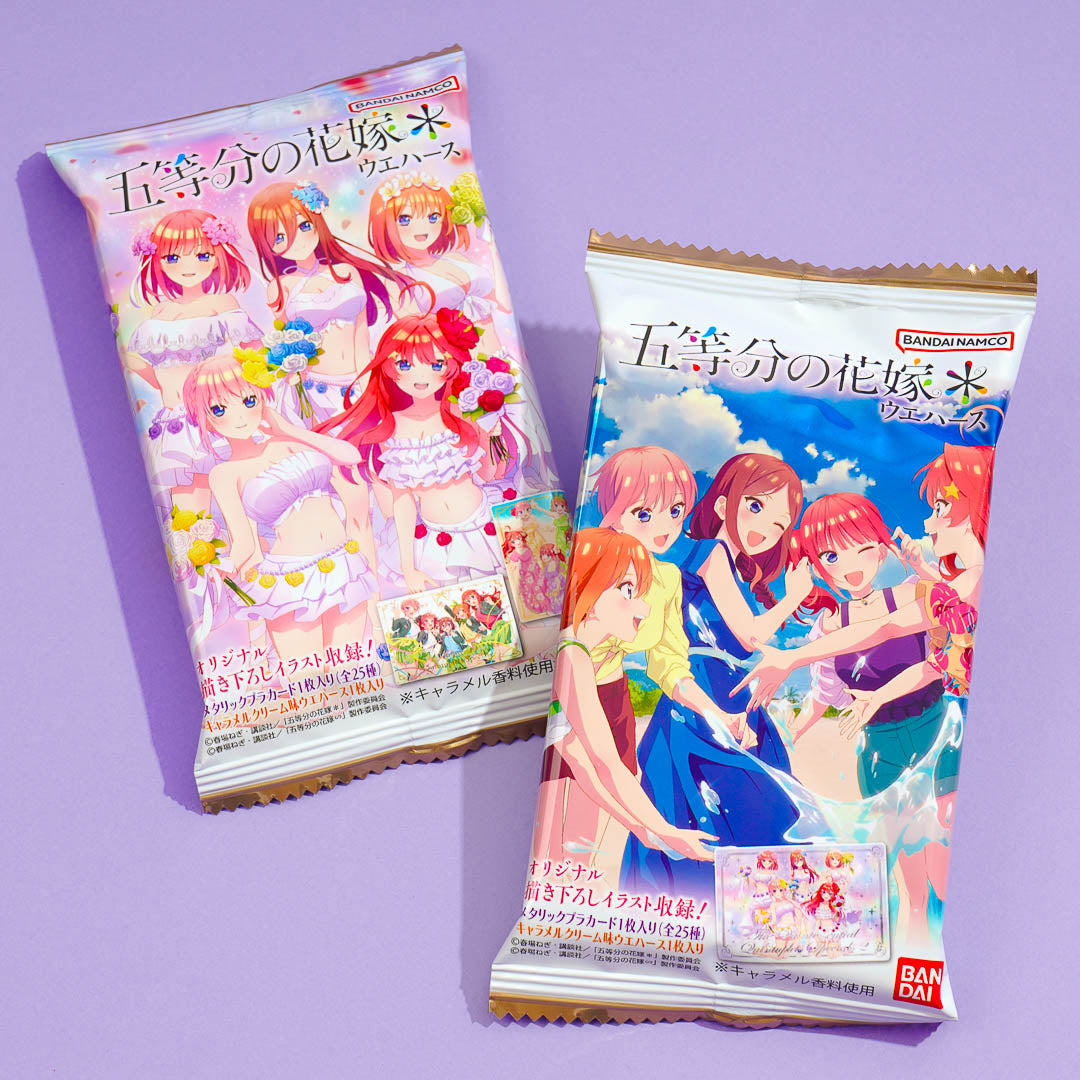 The Quintessential Quintuplets Wafer With Metallic Card