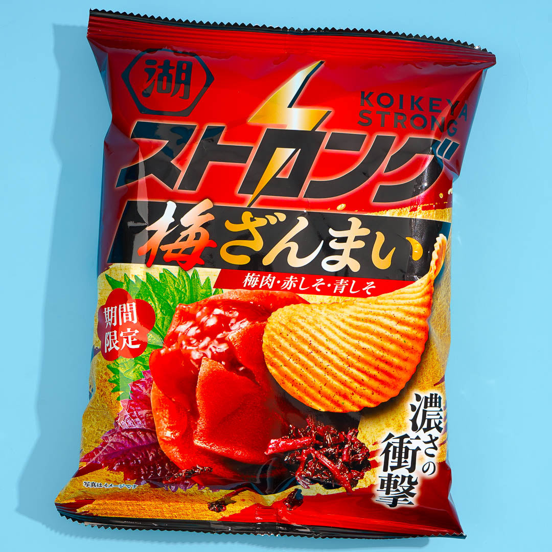 Koikeya Strong Potato Chips - Plum Feast
