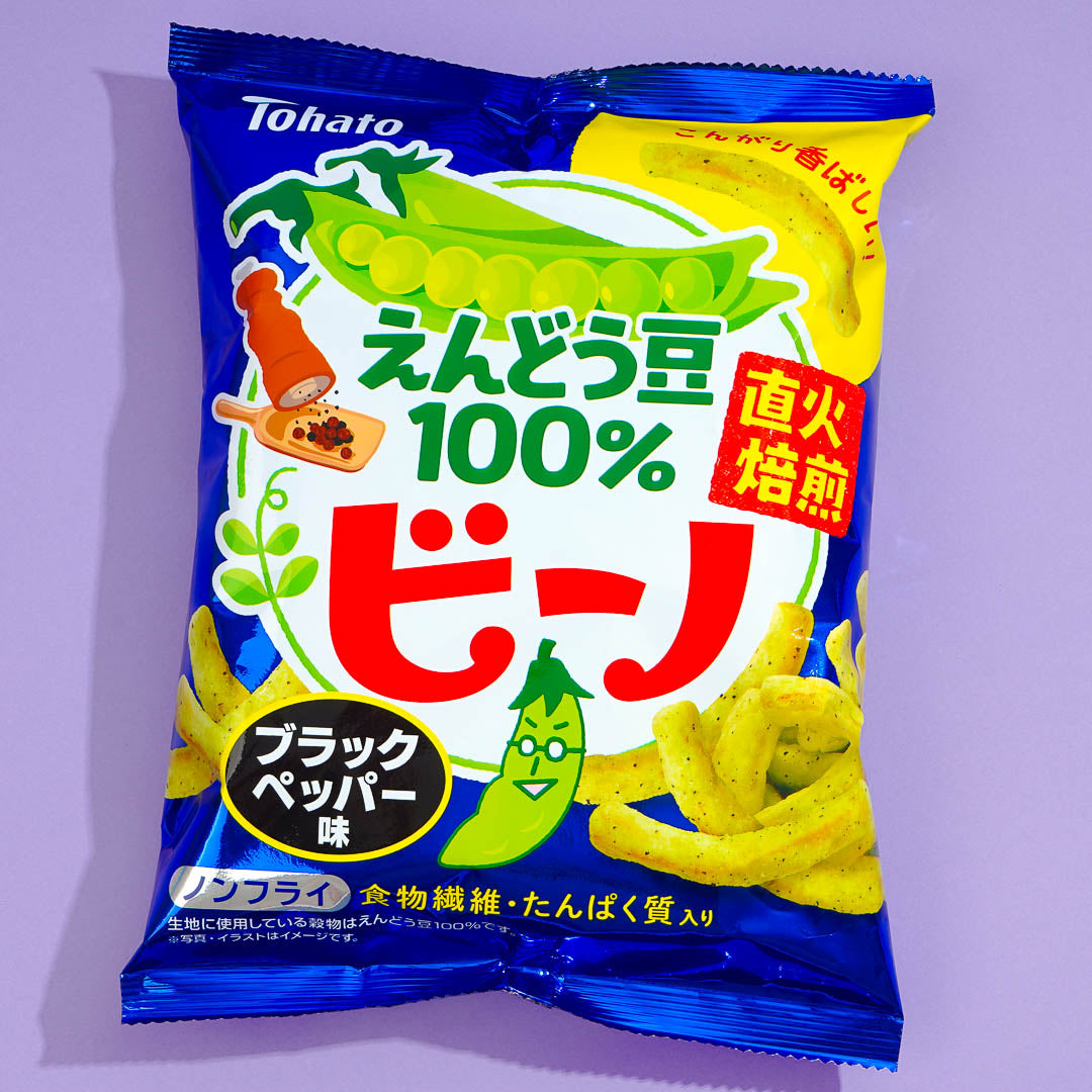 Tohato Beano Edamame Snacks - Black Pepper
