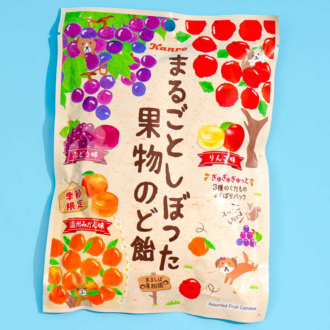 Kanro Whole Squeezed Throat Candy - Fruit Mix