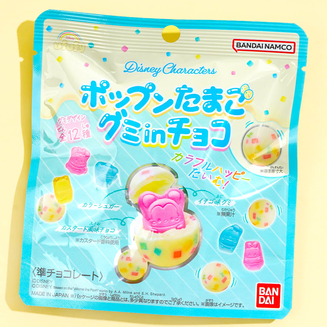 Disney Characters Pop'n Egg Gummy in Chocolate