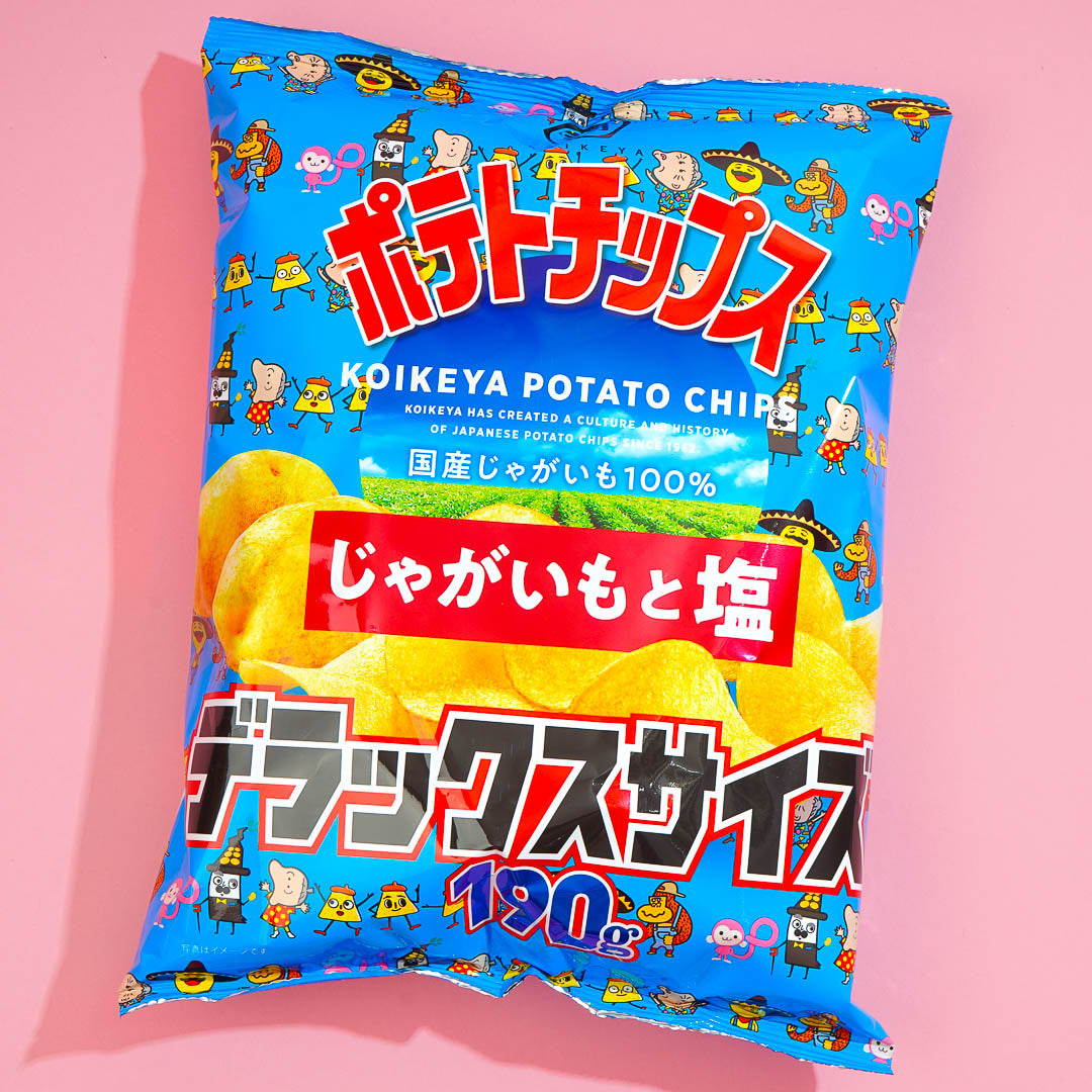 Koikeya Potato Chips Deluxe Bag - Salt