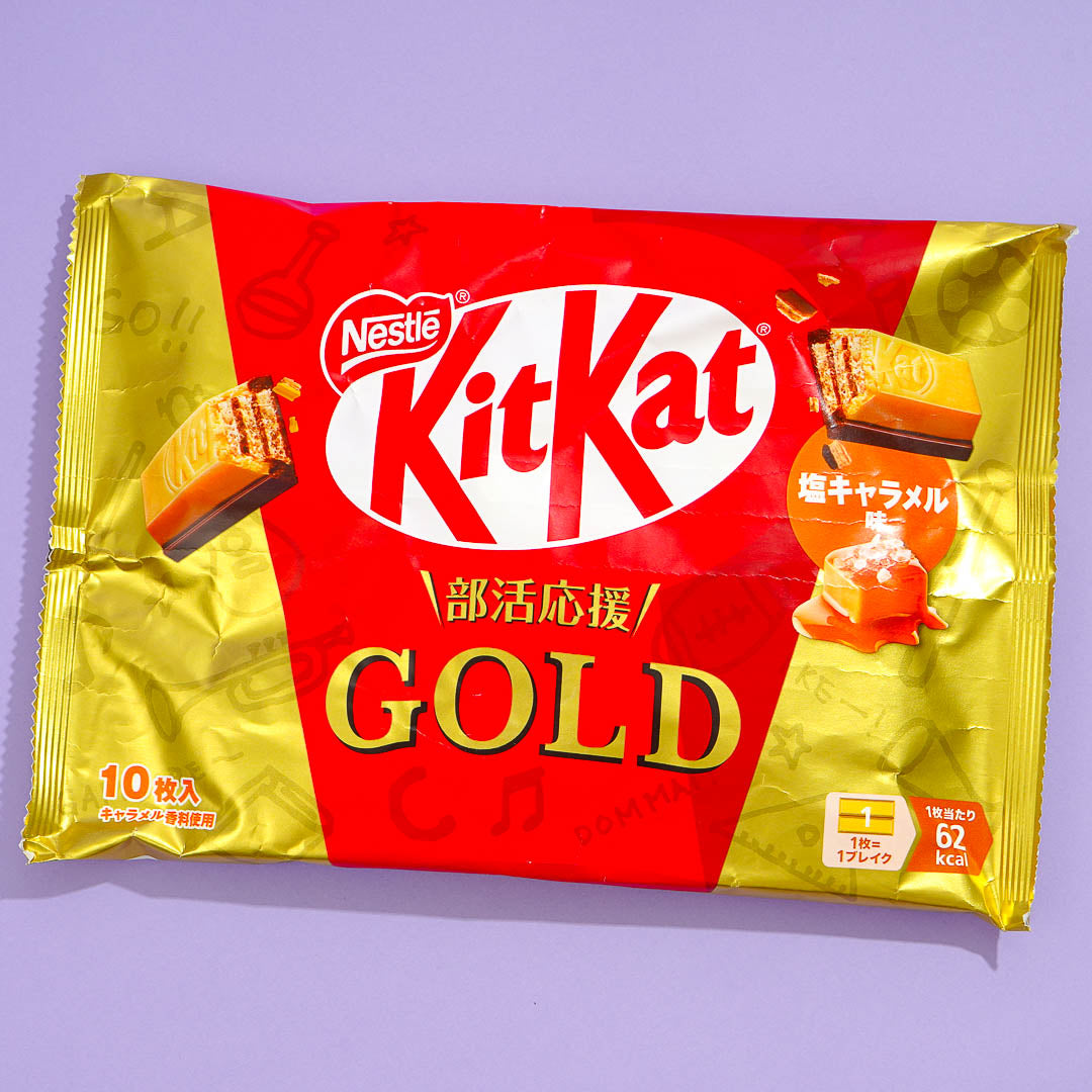 Kit Kat Mini Gold Chocolates - Salted Caramel