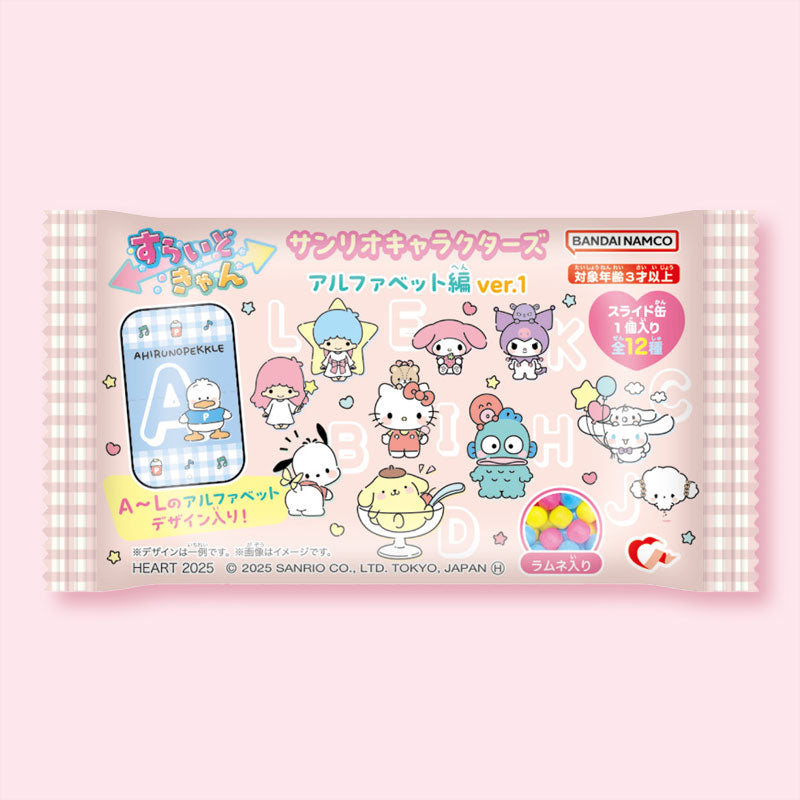Sanrio Characters Alphabet Ramune Candy With Can