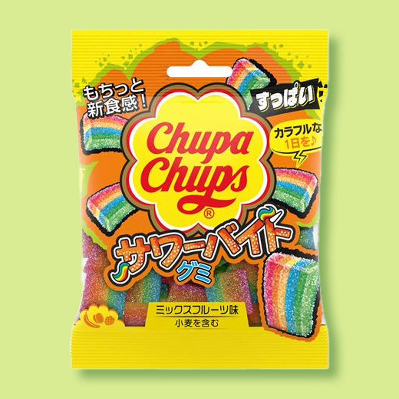 Chupa Chups Rainbow Sour Bite Gummy