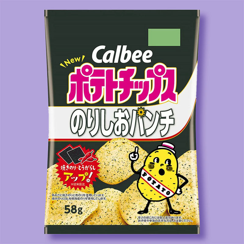 Calbee Potato Chips - Nori Shio Punch