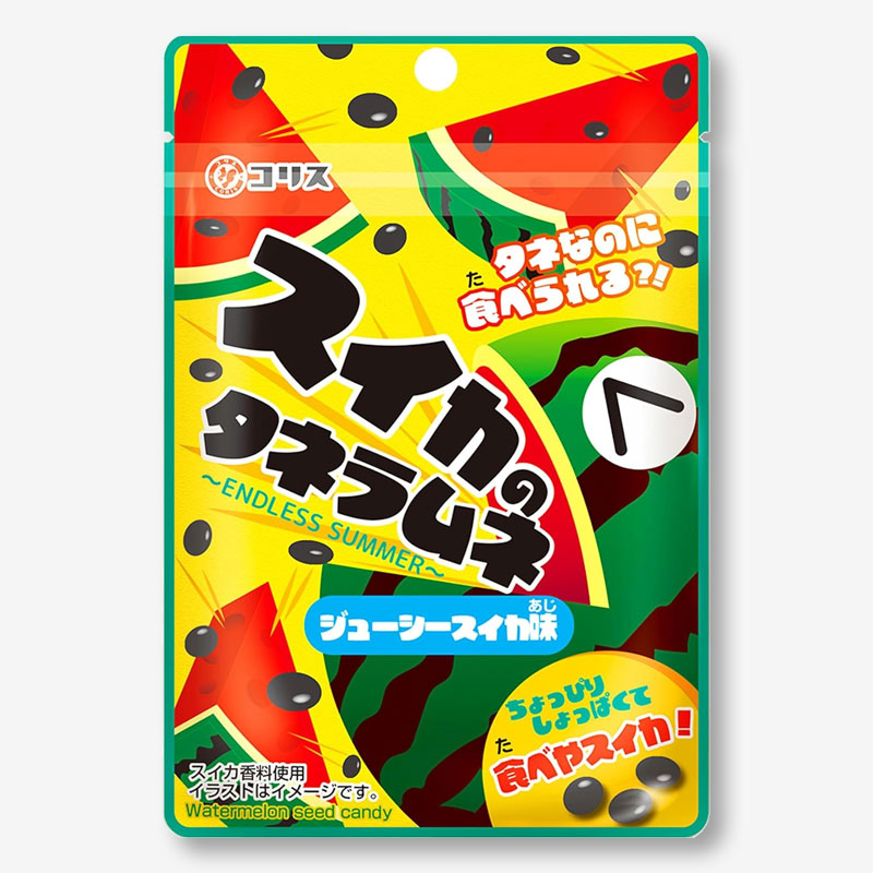 Coris Watermelon Seed Ramune Candy