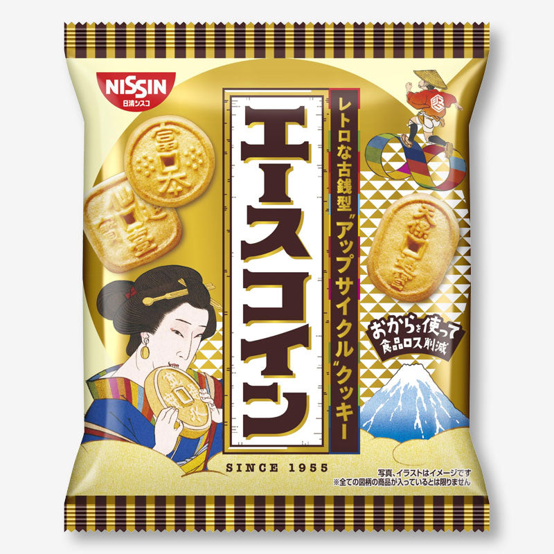 Nissin Ace Coin Biscuits
