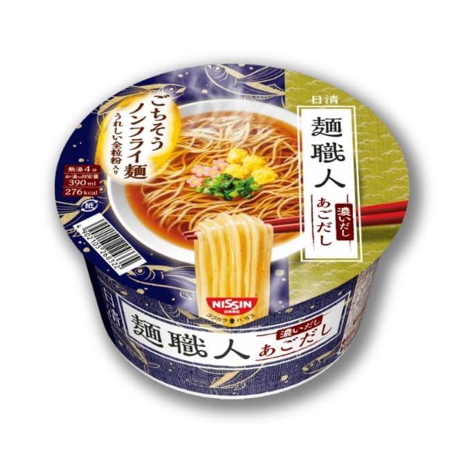 Nissin - Men Shokunin Thick Dashi Ago Dashi with Whole Wheat and Kombu Noodles