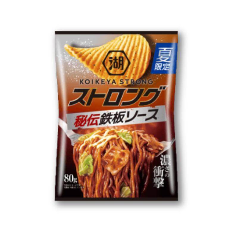Koikeya STRONG Potato Chips - Secret Teppanyaki Sauce