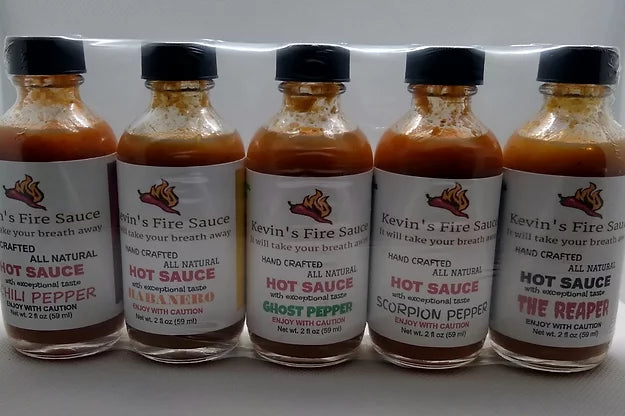 Kevin's Fire Sauce Sample Pack