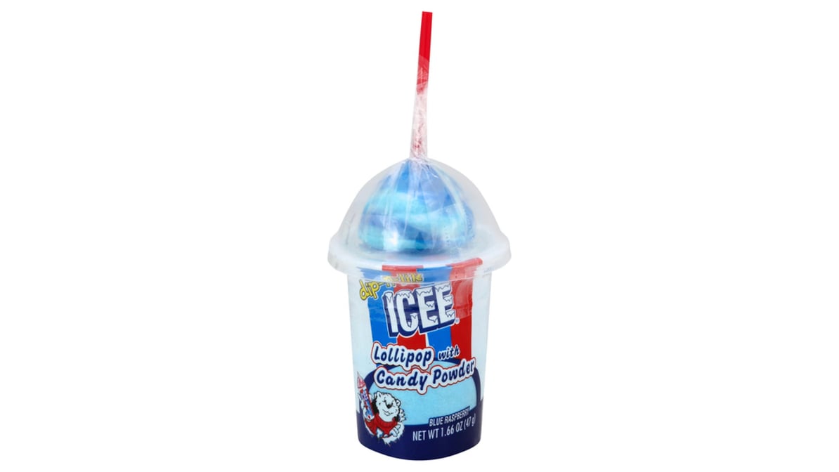 ICEE Lollipop with Candy Powder