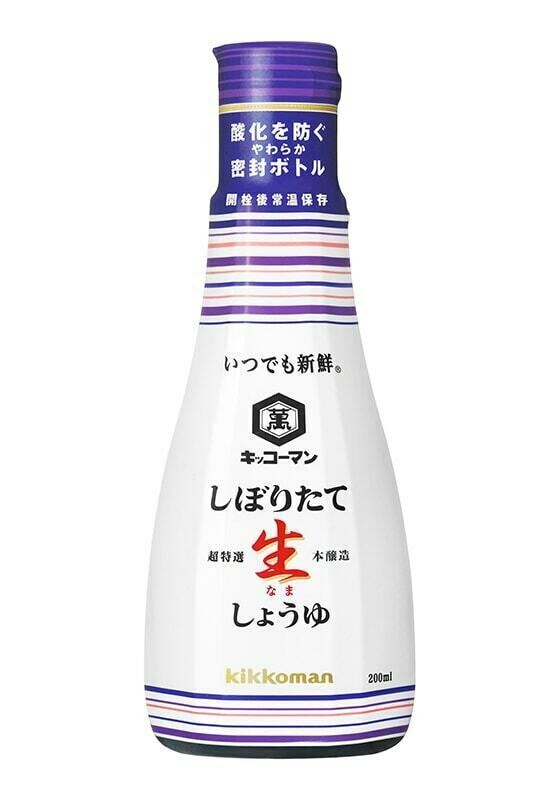 Kikkoman, Shiboritate Nama Syoyu, Raw Soy Sauce, 200ml