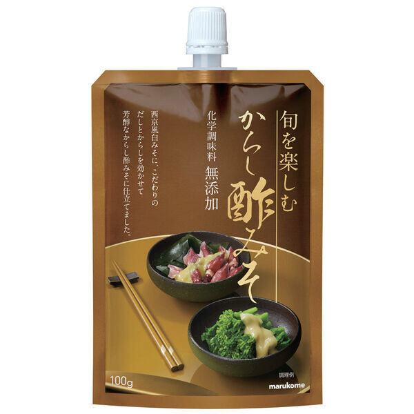 Marukome, Flavor Miso Series, Shun wo Tanosimu, "Karashi Su Miso" 100g