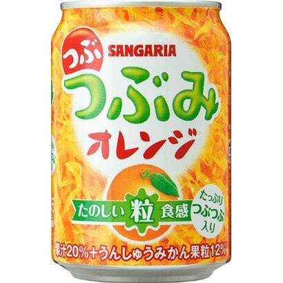 Sangaria, Tsubumi Orange, Mikan Juice with Mandarin Orange Pulp, 280g