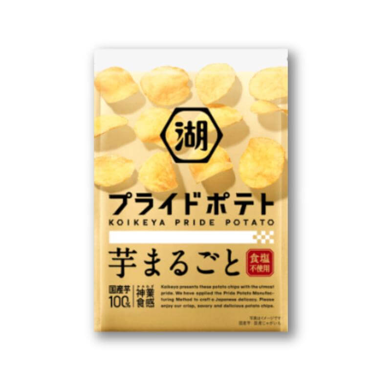 Koikeya PRIDE Potato Chips - Whole Potatoes Without Salt