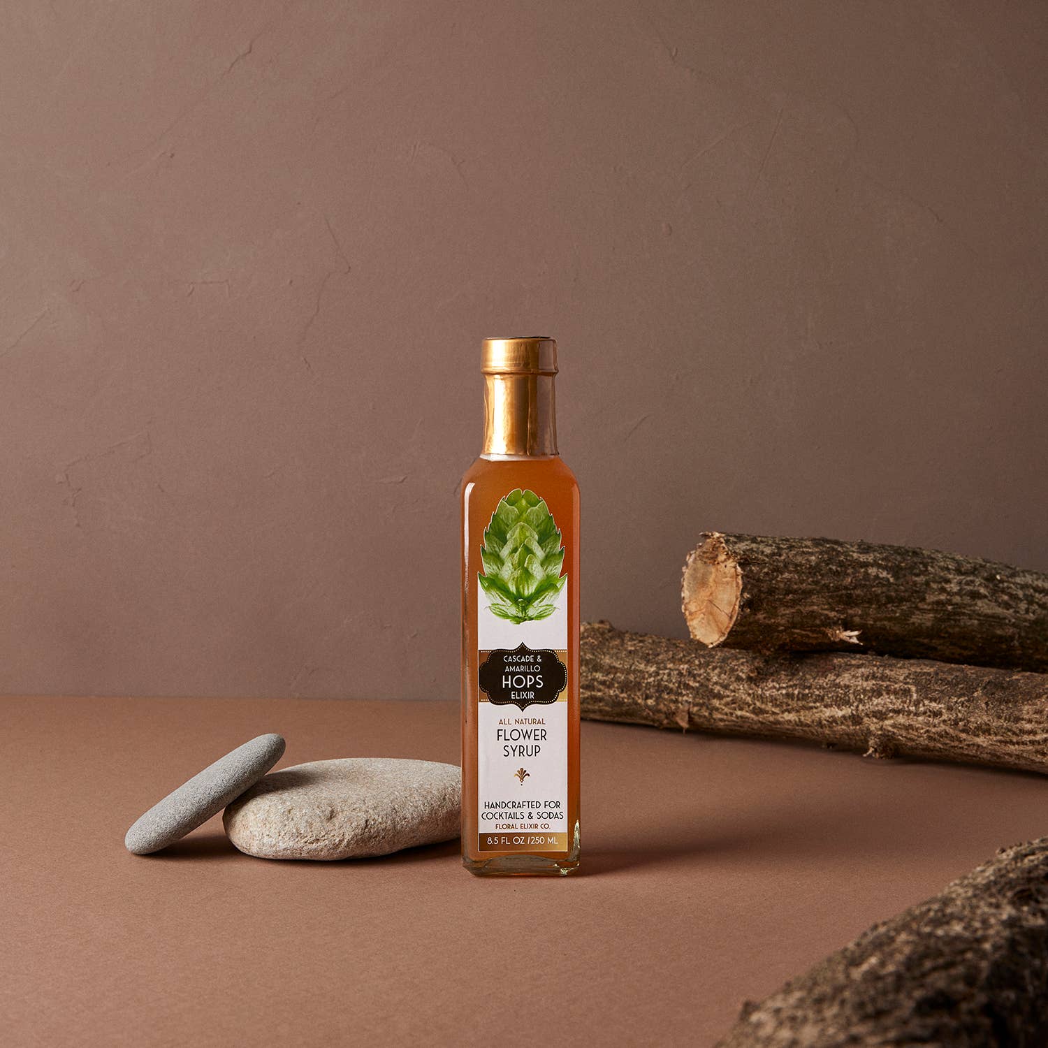 Floral Elixir Co. - Hops Elixir. All Natural Cocktail & Soda Syrup.: S