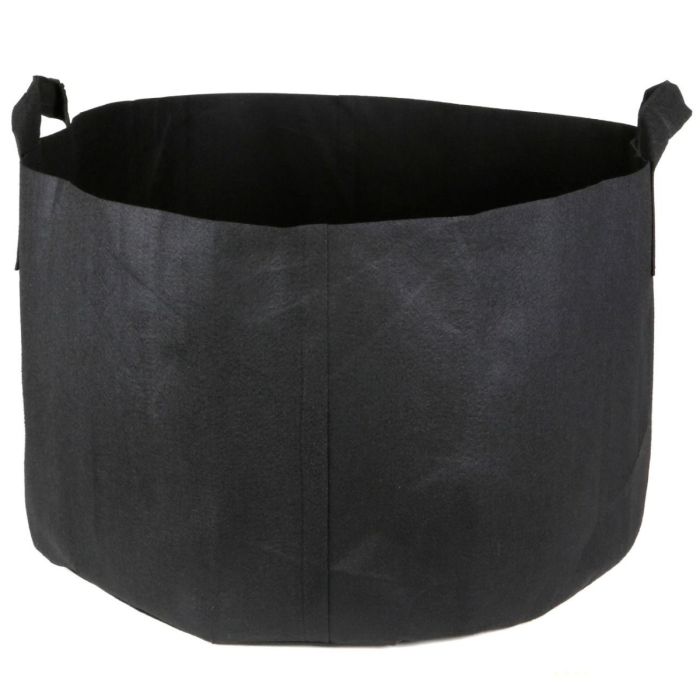 25-Gallon Short Aeration Grow Bag w/Handles (Black 14H x 23D)
