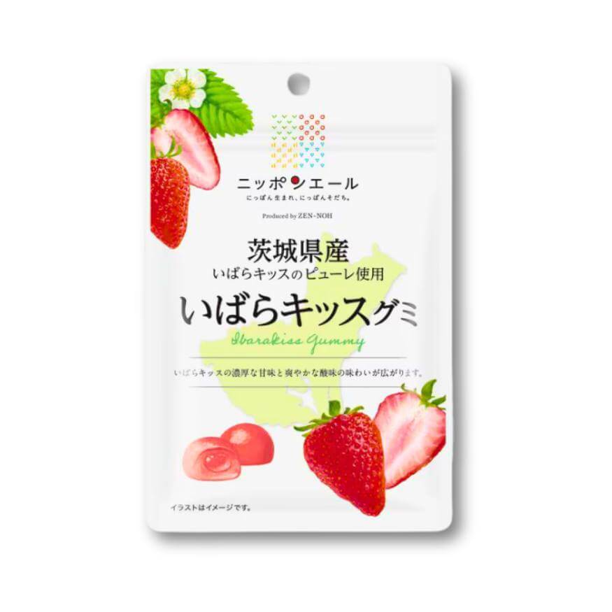 Nippon Ale Gummy- Ibaraki Ibaraki-Kiss Strawberry
