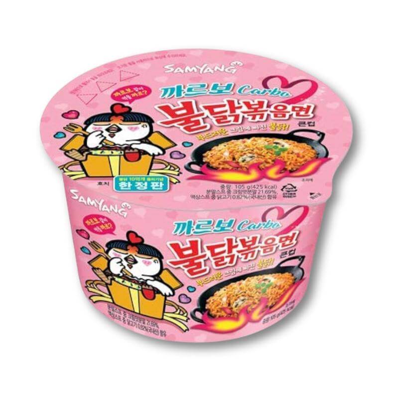 Samyang Buldak Carbonara Super Spicy Stir-fried Noodles