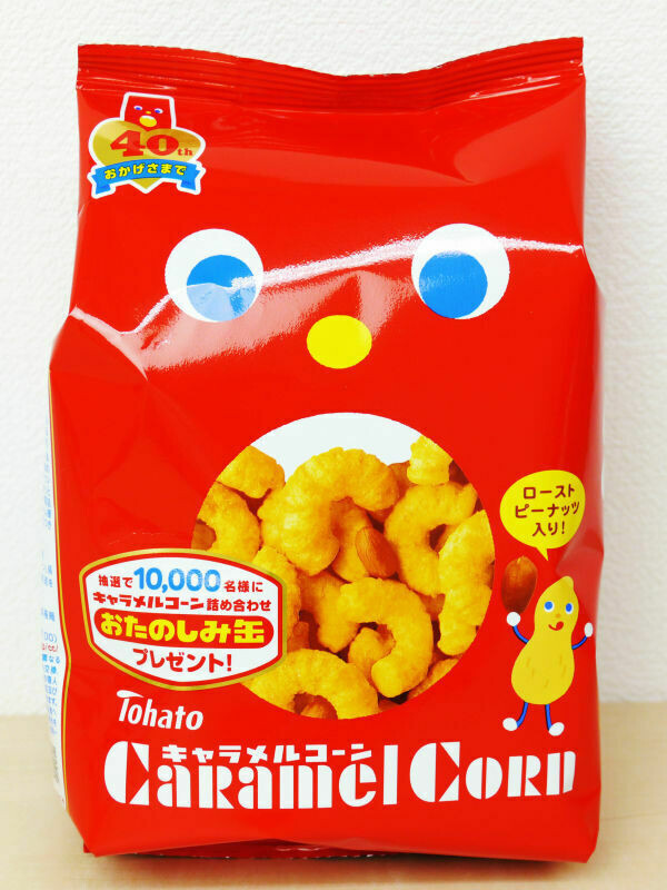 Tohato, Caramel Corn, Milk Caramel Flavor, Fragile Corn Snack, 70g