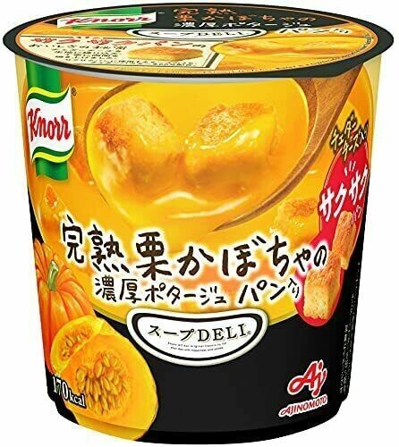 Ajinomoto, Knorr, Soup Deli Series, Instant Soup with Pasta, "Pumpkin Potage" 38g