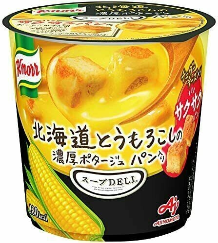 Ajinomoto, Knorr, Soup Deli Series, Instant Soup with bread, "Corn Potage" 38g