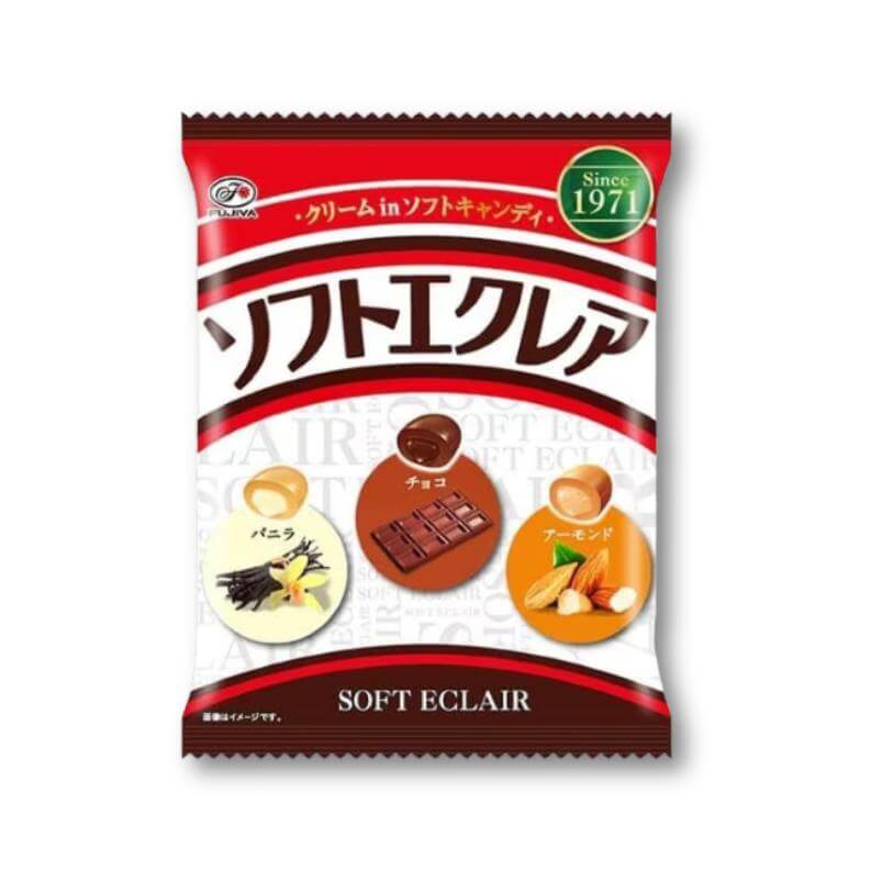 Fujiya Soft Eclair Candy - vanilla, chocolate, and almond