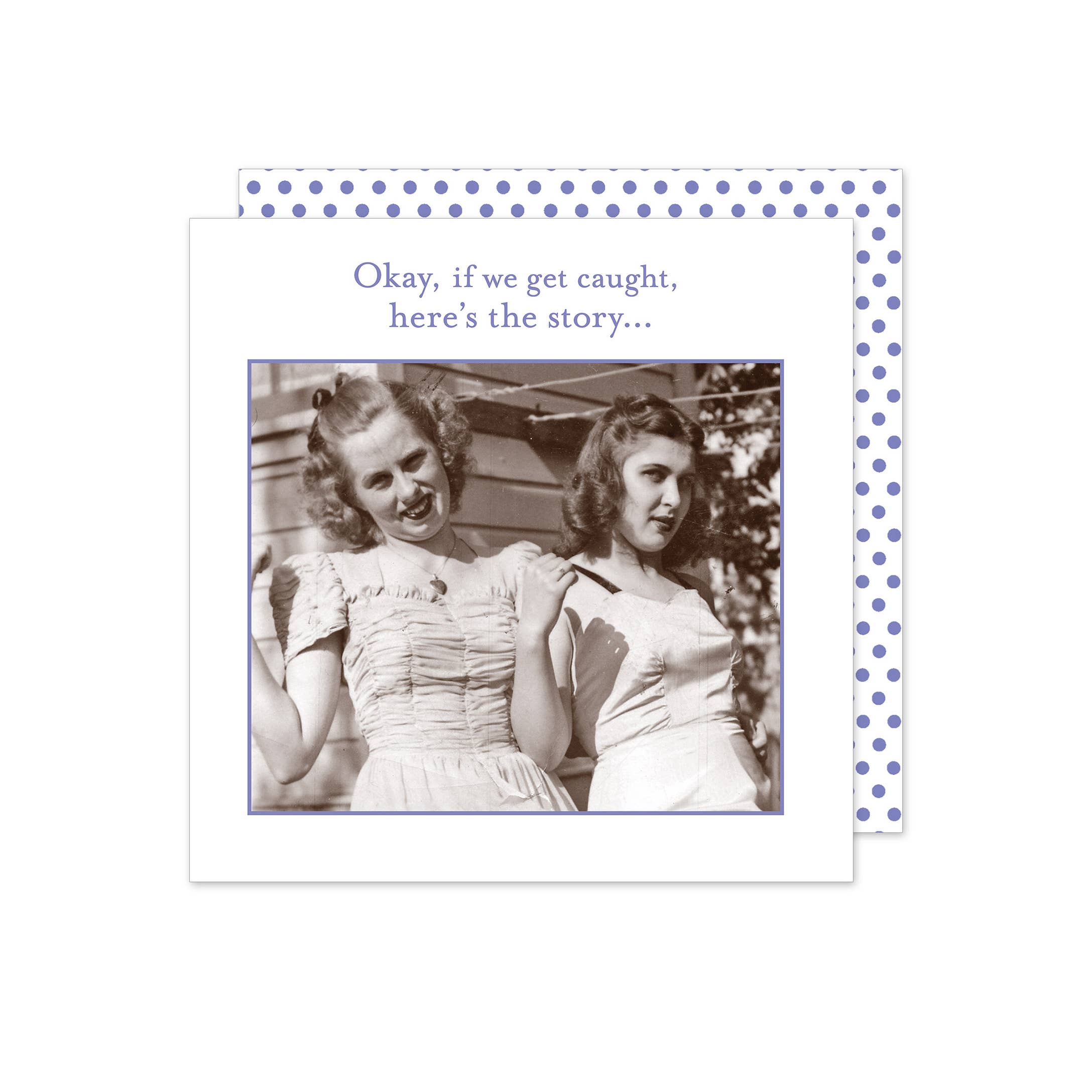 Shannon Martin Design - If We Get Caught Beverage Napkin