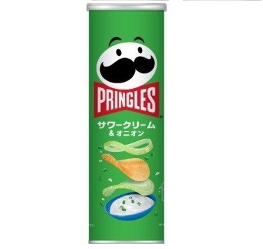 Pringles "Sour Cream & Onion Flavor", 105g