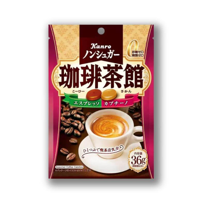 Kanro Sugar-Free Coffee Tea House Candy