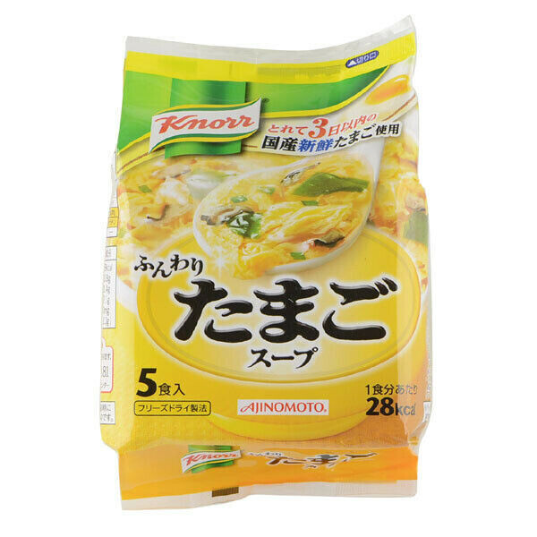 Ajinomoto, Knorr, Instant Soup, Egg, 5 cups