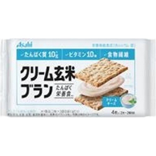Asahi, Cream Bran, Wheat Bran & Brawn Rice Sandwiches with Cream, Cream Cheese, 2 cps x 2 in it