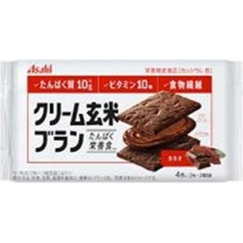 Asahi, Cream Bran, Wheat Bran & Brawn Rice Sandwiches 2pcs in 1 bag 72g