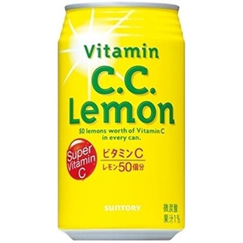 Suntory "CC Lemon" 350ml, Alu can