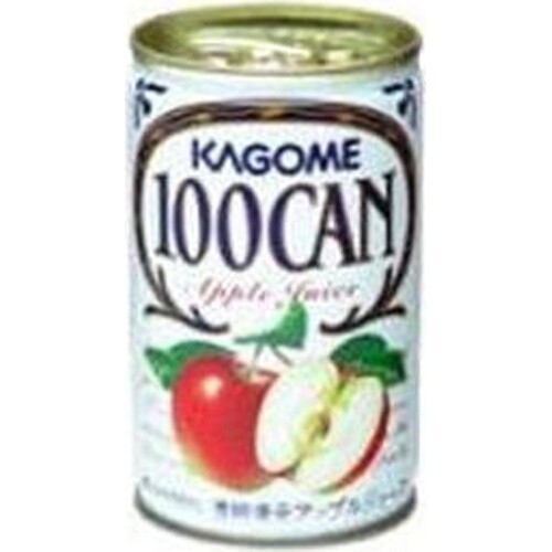 Kagome, 100CAN, Apple 100% Juice, 160g