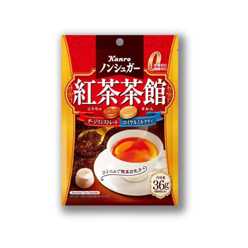 Kanro Sugar-Free black Tea House Candy