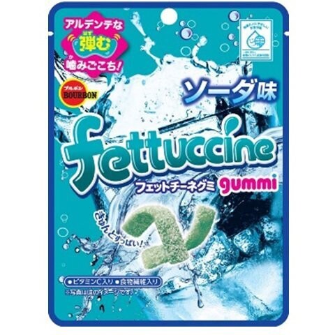 Bourbon, Fettuccine Gummy, Soda Flavor, 50g