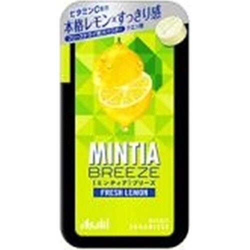 Asahi, Mintia Breeze, Tiny Sugar Free Tablet Candy, Lemon Flavor 30 pcs in 1 pack