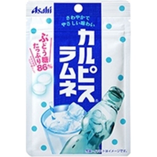 Asahi, Calpis Ramune, Tiny Hard Sugar Candy Tablet, 41g