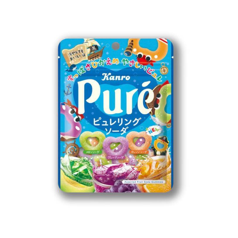 Pure Ring Gummy - Assorted Fruit Soda