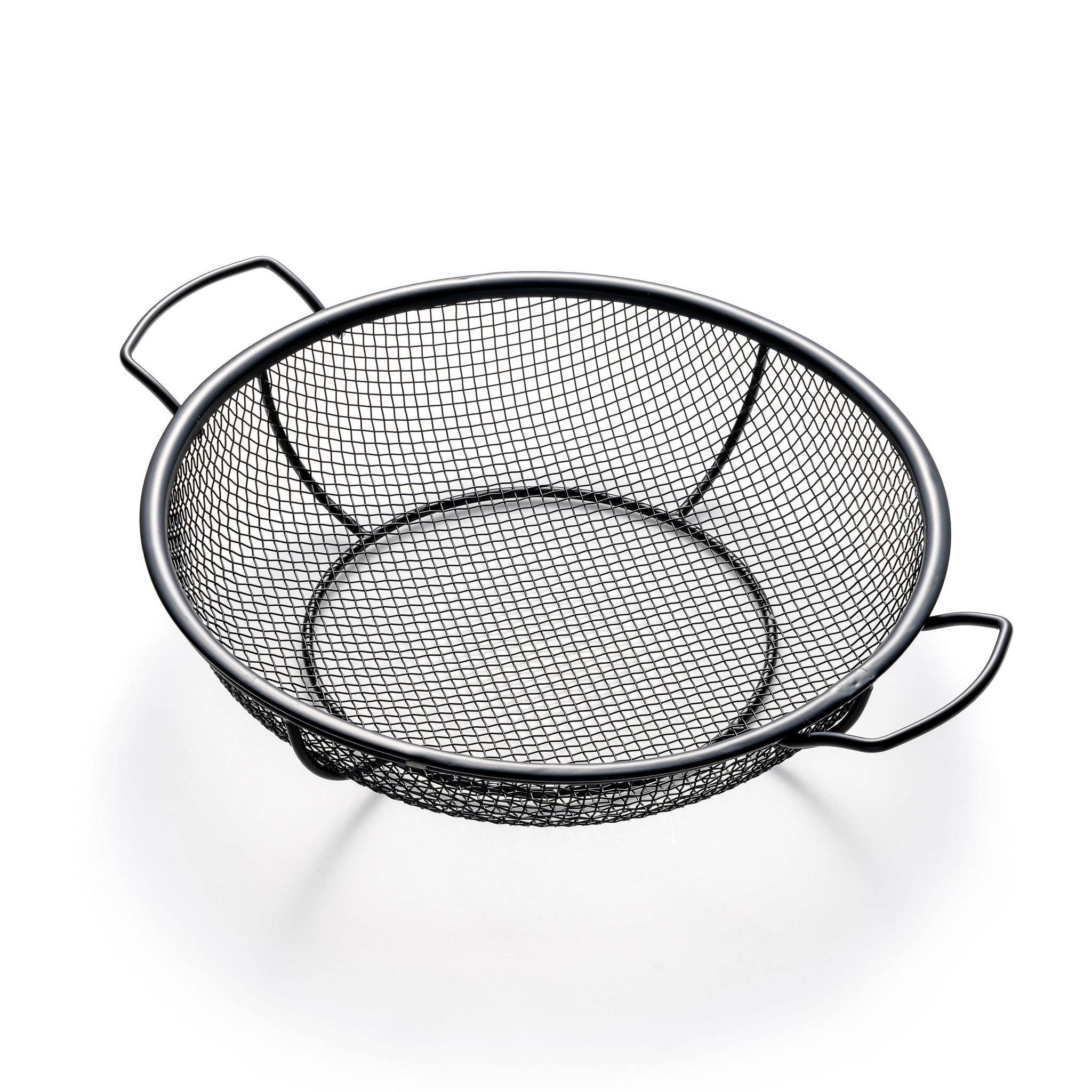 Fox Run Brands - Outset Non-Stick Shallow Mesh Grill Basket, 12" x 15"
