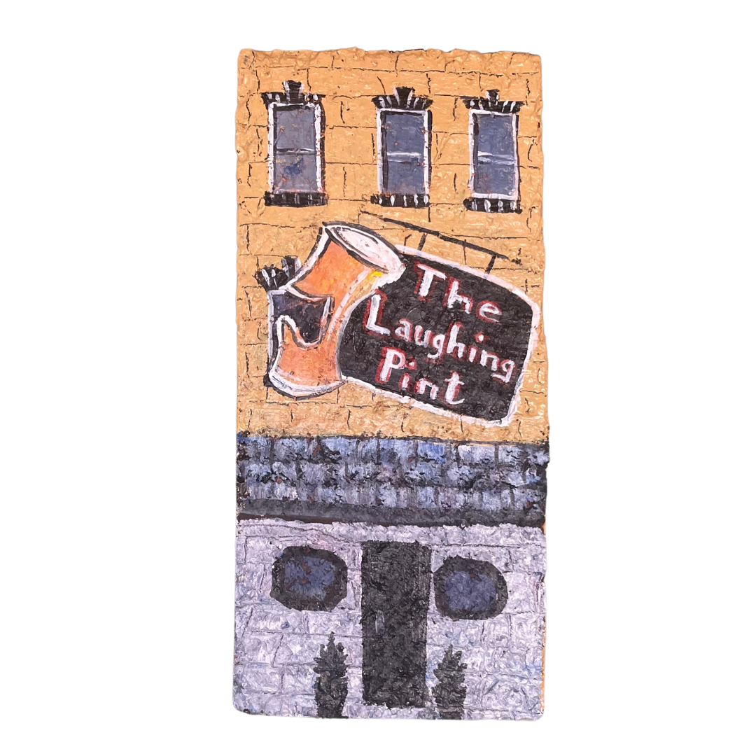 Linda Amtmann Hand Painted Brick - The Laughing Pint