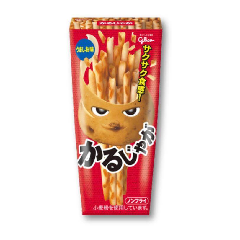 Glico Karusatsuma Potato Biscuit Sticks - Umashi Salt