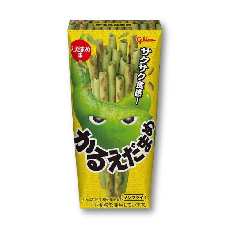 Glico Karuedamame Stick Snacks - Green Soybean