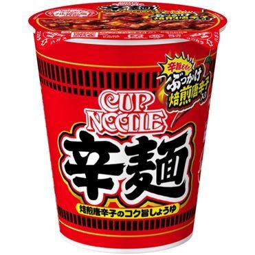 Nissin, Cup Noodle, Karamen, Spicy & Hot Ramen, Red Chili & Soy Sauce, 82g