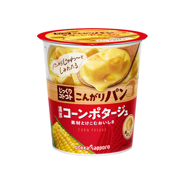 Pokka, Jikkuri Kotokoto, Kongari Pan, Corn Potage, Instant Soup