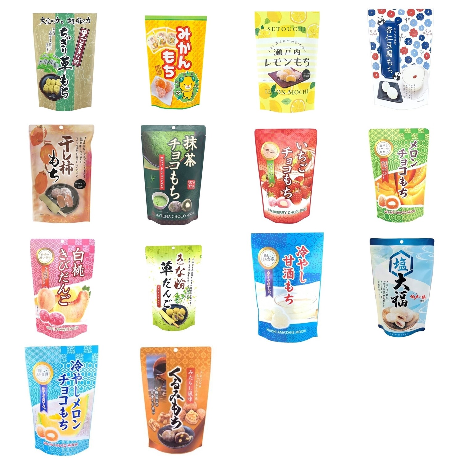 Seiki, Flavored Soft Daifuku Mochi Series, 110-130g