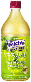 Asahi, Welch's, White Grape, Muscat of Alexandria blend Juice, 100%, 800g