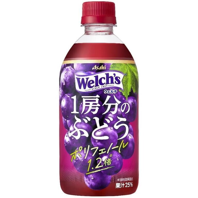 Asahi, Welch's, Grape Juice, 25%, 470ml